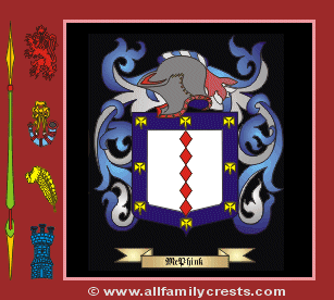 MacPhink Coat of Arms, Family Crest - Click here to view
