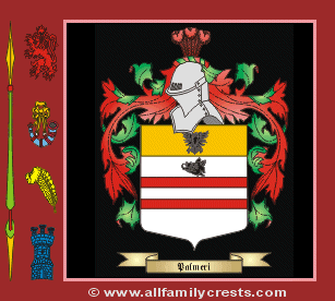 Palmeri Coat of Arms, Family Crest - Click here to view