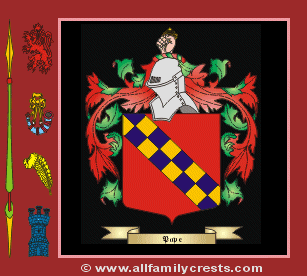 Papes Coat of Arms, Family Crest - Click here to view