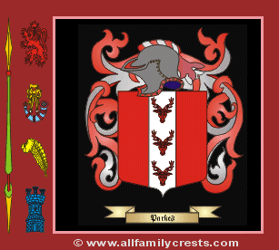 Parke Coat of Arms, Family Crest - Click here to view
