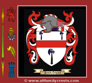 Parkin Coat of Arms, Family Crest - Click here to view