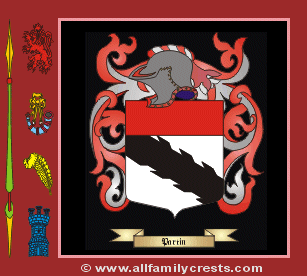 Partin Coat of Arms, Family Crest - Click here to view