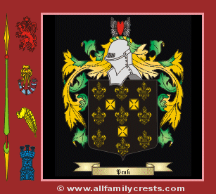 Peakes Coat of Arms, Family Crest - Click here to view