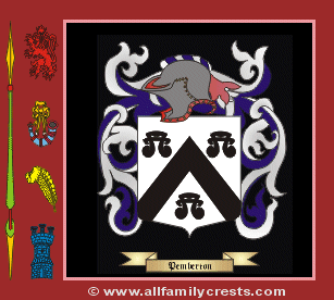 Pemberten Coat of Arms, Family Crest - Click here to view