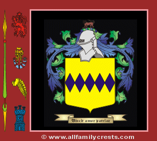 Peningten Coat of Arms, Family Crest - Click here to view