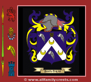 Penman Coat of Arms, Family Crest - Click here to view