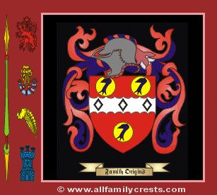Pocock Coat of Arms, Family Crest - Click here to view
