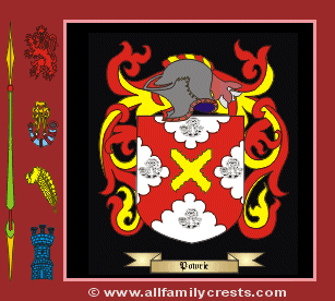 Powrie Coat of Arms, Family Crest - Click here to view