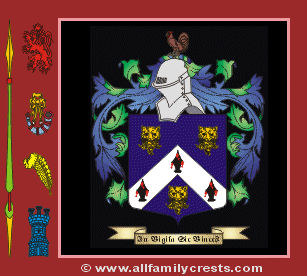 Pryss Coat of Arms, Family Crest - Click here to view