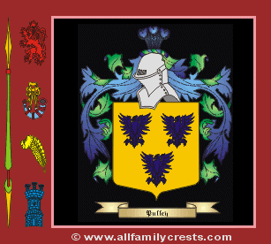 Pulie Coat of Arms, Family Crest - Click here to view
