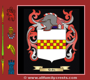 Purdie Coat of Arms, Family Crest - Click here to view