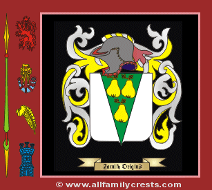 Purey Coat of Arms, Family Crest - Click here to view