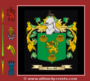 Renolds Coat of Arms, Family Crest - Click here to view