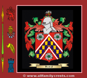 Reve Coat of Arms, Family Crest - Click here to view