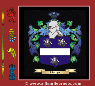 Rhatigan Coat of Arms, Family Crest - Click here to view