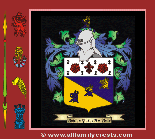 Ricroft Coat of Arms, Family Crest - Click here to view