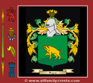 Rogane Coat of Arms, Family Crest - Click here to view