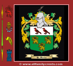 Roonie Coat of Arms, Family Crest - Click here to view