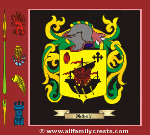 MacSorley Coat of Arms, Family Crest - Click here to view