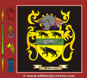McSweeney Coat of Arms, Family Crest - Click here to view