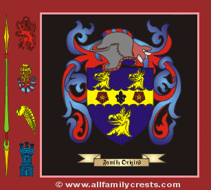 Shreves Coat of Arms, Family Crest - Click here to view
