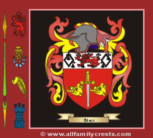 Sloane family crest and meaning of the coat of arms for the surname