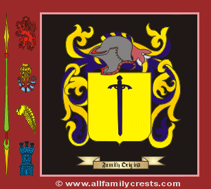 Spaulding Coat of Arms, Family Crest - Click here to view