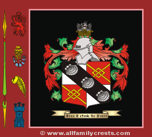 Spensor Coat of Arms, Family Crest - Click here to view