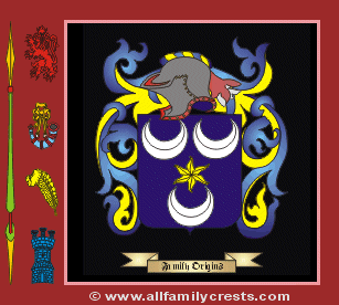 Tharp Coat of Arms, Family Crest - Click here to view