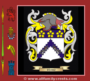 Tomas Coat of Arms, Family Crest - Click here to view