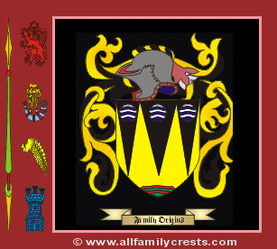 Tourish Coat of Arms, Family Crest - Click here to view