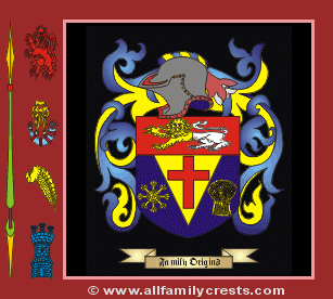 Towey Coat of Arms, Family Crest - Click here to view