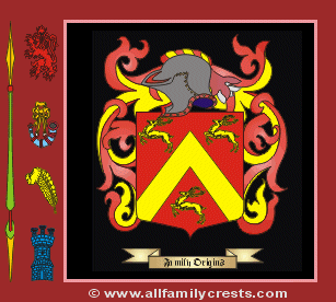 Twisse Coat of Arms, Family Crest - Click here to view