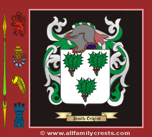 Urwin Coat of Arms, Family Crest - Click here to view