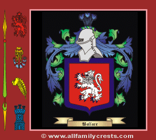 Wallace-ireland Coat of Arms, Family Crest - Click here to view