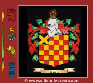 Waren-ireland Coat of Arms, Family Crest - Click here to view