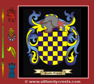 Warin Coat of Arms, Family Crest - Click here to view