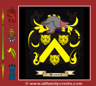 Wentwort Coat of Arms, Family Crest - Click here to view