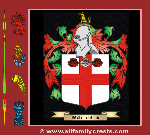Wesmorland Coat of Arms, Family Crest - Click here to view