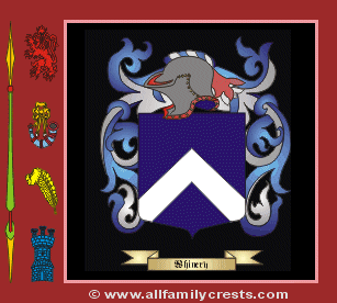 Whinerie Coat of Arms, Family Crest - Click here to view