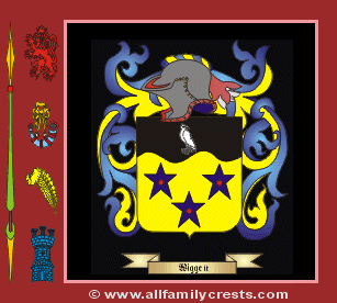 Wigett Coat of Arms, Family Crest - Click here to view