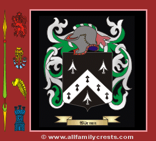 Wizeman Coat of Arms, Family Crest - Click here to view