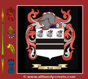 Worke Coat of Arms, Family Crest - Click here to view