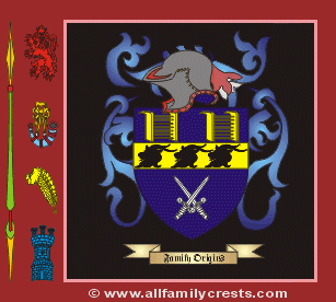 Yeats Coat of Arms, Family Crest - Click here to view