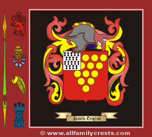 Zouch Coat of Arms, Family Crest - Click here to view