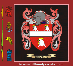 Alcock Coat of Arms, Family Crest - Click here to view