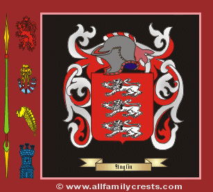 Anglin Coat of Arms, Family Crest - Click here to view
