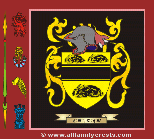 Audley Coat of Arms, Family Crest - Click here to view