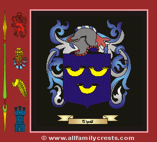 Ayers Coat of Arms, Family Crest - Click here to view