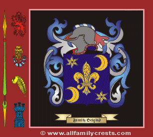 Aylward Coat of Arms, Family Crest - Click here to view